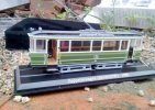 Atlas Green-White 1:87 Scale Zeppelinwagen 1909 Tram Model