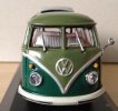 1:43 Scale Diecast Minichamps Green VW T1 Samba Bus Model