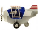 Orange / Red / Blue / Green Kids Die-Cast Biplane Toy