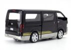 1:32 Scale White / Black / Blue Kids Diecast Toyota Hiace Toy