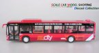 1:76 Scale Red/Green Mercedes-Benz England City Bus Model