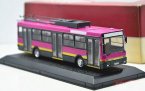 Purple 1:72 Scale Atlas Die-Cast Ikarus 415T 1992 Bus Model