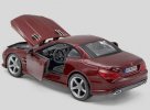 Black / Wine Red 1:24 Scale Bburago MERCEDES-BENZ SL500