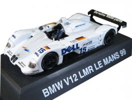 White 1:43 JADI Diecast BMW V12 LMR LE MANS 99 Model