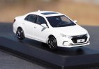 White / Orange 1:43 Scale Diecast 2014 BYD Qin Car Model