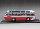 White-Green 1:43 Scale Die-Cast LAZ-697 Tourist Bus Model