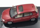 Red 1:43 Scale Diecast VW Golf Plus Model