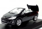 Black 1:43 Scale NORE Diecast Peugeot 308CC Model