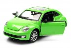 Pink / Red / Green 1:28 Scale Diecast VW New Beetle Toy