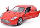 Red / White / Black Kids 1:32 Diecast Aston Martin One 77 Toy