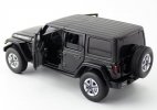 1:32 Scale Blue / Red / Black Diecast Jeep Wrangler Sahara Toy