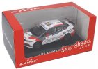 1:43 White NO.9 Diecast Honda CIVIC Racing Car Model