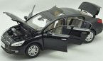 Black 1:18 Scale Diecast Peugeot 508 Model