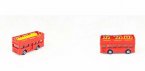 Mini Scale Red Cabrio Kids Double Decker Tour Bus Toy