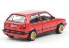 1:64 Scale Red Diecast VW Golf GTI Mk2 Hatchback Model