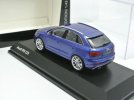 Blue / White 1:43 Scale Schuco Diecast Audi RS Q3 Model