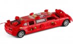 Kids Red / Pink / White Wedding Car Diecast Chevrolet Car Toy