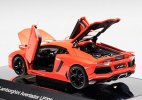 1:43 Scale Orange Diecast Lamborghini Aventador LP700-4 Model