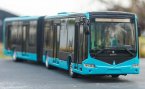 Blue 1:42 Scale Diecast Scania Articulated BRT Bus Model