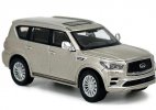 1:64 Scale Blue /Champagne Diecast 2020 Infiniti QX80 SUV Model