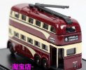 Brown Mini Size Oxford Die-Cast Cardiff Tram Steamline Model