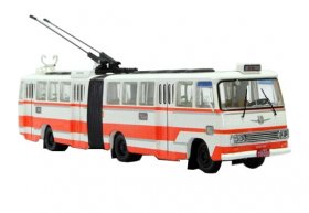 1:76 Orange NO. 26 ShangHai SK561GF Diecast Trolley Bus Model