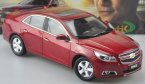 White / Wine Red 1:18 Scale Diecast Chevrolet Malibu Model