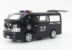 1:32 Scale Black Police Kids Diecast Toyota Hiace Toy