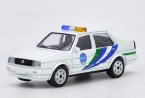 White 1:64 Urban Management Diecast VW Jetta Model