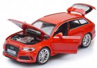 Kid 1:32 Scale Blue / Red / White / Yellow Diecast Audi RS6 Toy