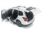 1:18 Scale White / Golden Diecast 2015 Subaru Forester XT Model