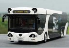 1:42 Scale White-Black Diecast AL Panda City Bus Model