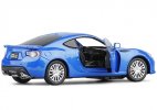White / Blue / Yellow Kids 1:32 Scale Diecast Subaru BRZ Toy