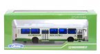 1:76 Scale White NO.81 Die-Cast FLXIBLE City Bus Model