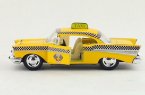 Yellow 1:40 Scale Kids Diecast 1957 Chevrolet Taxi Toy