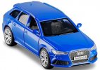 1:36 Scale Blue /Silver / Black Kids Diecast Audi RS6 Avant Toy