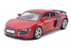 Silver / Red / White Kids 1:32 Scale Diecast Audi R8 GT Toy