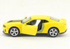 Yellow 1:36 Scale Kids Welly Diecast Chevrolet Camaro Toy