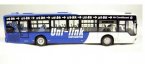 1:76 Scale White-Blue Mercedes Benz Citaro City Bus Model