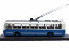 Blue / Green 1:43 Scale Diecast ZiU-5 Trolley Bus Model