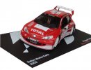 Red 1:43 Scale IXO Diecast 2003 Peugeot 206 WRC Model