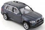 Kids 1:32 Blue / White / Cyan /Champagne Diecast BMW X5 SUV Toy