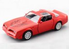Matte Black / Red 1:36 Kids Diecast 1978 Pontiac Firebird Toy