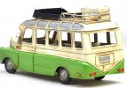 Medium Scale Blue / Green Tinplate Big Nose Bus Model