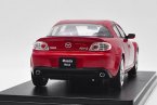 Red 1:24 Scale Diecast 2003 Mazda RX-8 Car Model