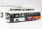 1:110 White Diecast Scania K230UB Airport Shuttle Bus Model