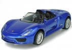 1:32 Scale Kids Silver / Blue / Red Diecast Porsche 918 Spyder