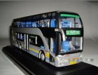 1:64 Scale Silver Alloy Double Decker BeiJing City Bus