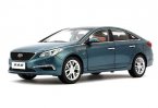 Blue 1:18 Scale 2015 Diecast Hyundai Sonata Model