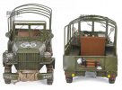 Army Green Vintage Large Size Tinplate Army Jeep Truck Model